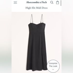 Worn once beautiful A&F black dress
